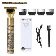 VINTAGE T9 metal RECHARGEABLE Electric Hair CLIPPER Cutting Machine